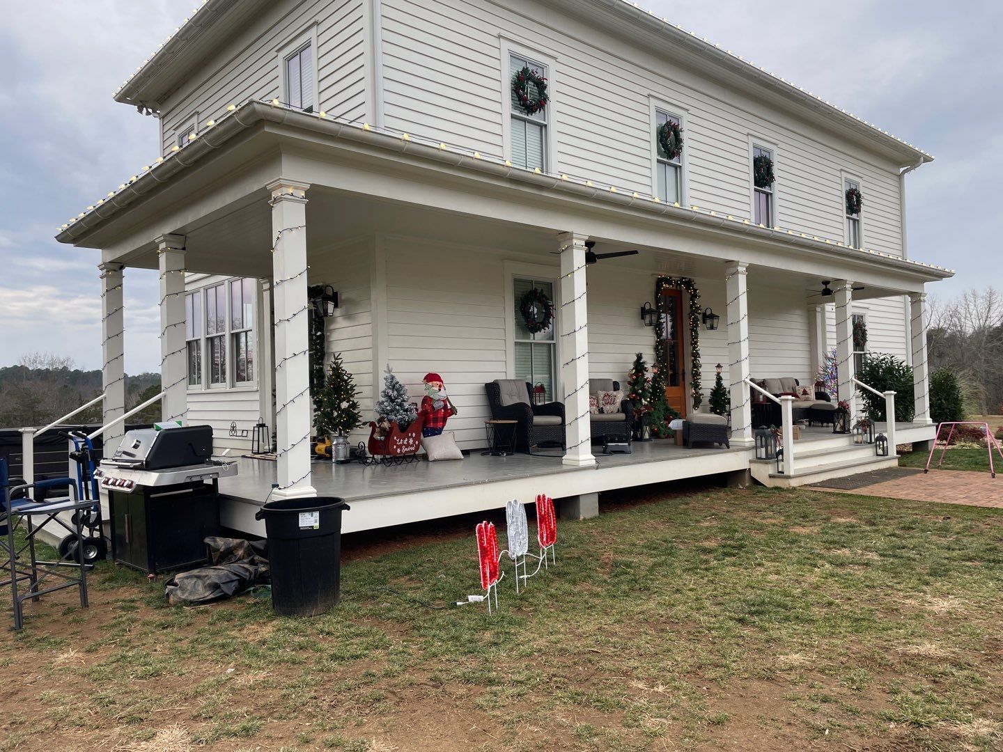 Christmas Light Installation in Troy, VA